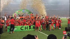 VIDEO: Detik-detik Perayaan Persija Juara Liga 1 2018