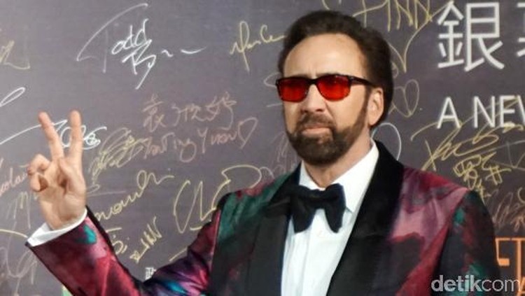 Nicolas Cage Nicolas Cage saat berada di Festival Film Macau.