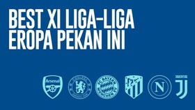 INFOGRAFIS: Best XI Liga Eropa Pekan Ini
