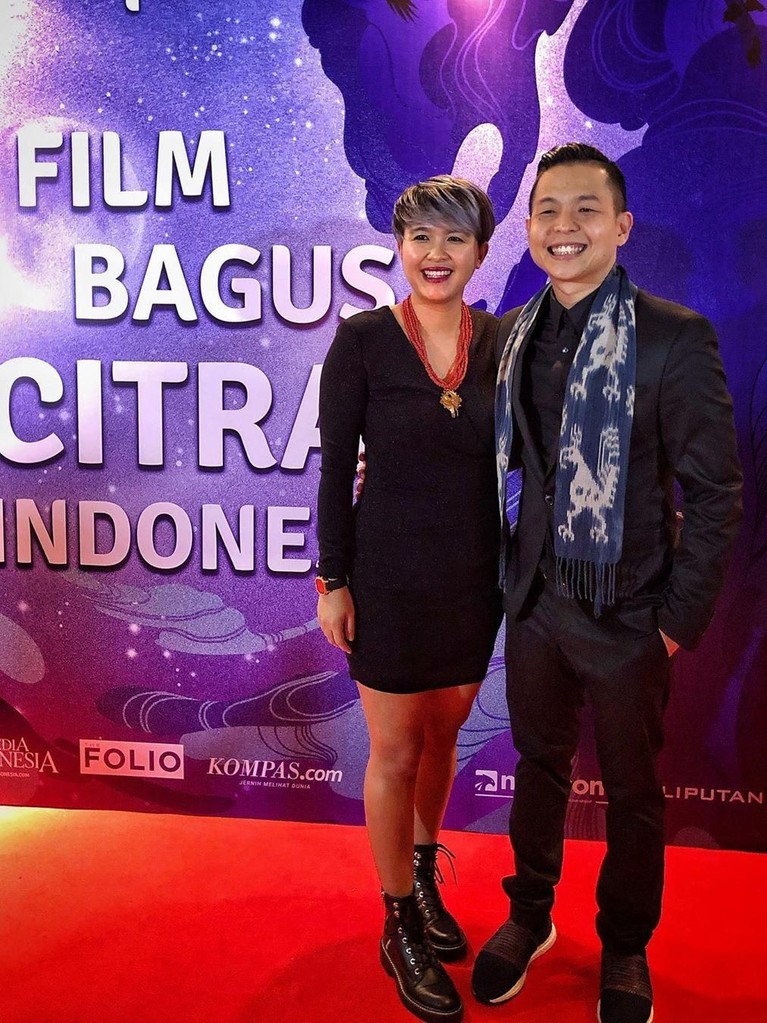 Enam gaya selebriti di karpet merah dalam ajang Festival Film Indonesia 2018 di Taman Ismail Marzuki, Jakarta Pusat, Minggu (9/12).