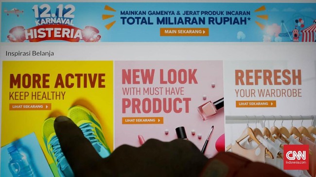 CNNIndonesia.com merangkum delapan marketplace dengan penawaran diskon terbaik