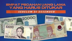 Empat Uang Kertas Lama yang Harus Ditukar Sebelum 30 Desember