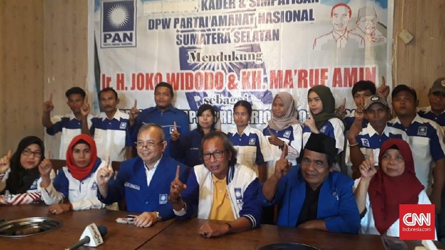 DPW PAN Sumatera Selatan memberi waktu bagi mereka yang mengatasnamakan pihaknya mendeklarasikan dukungan ke Jokowi-Ma'ruf untuk meminta maafdan klarifikasi.