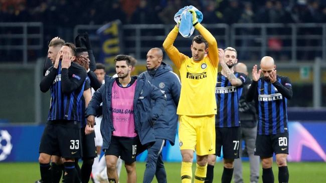 Inter Milan Terdepak Dari Liga Champions