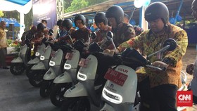 Motor Listrik Jadi Kendaraan Operasional Pemprov DKI