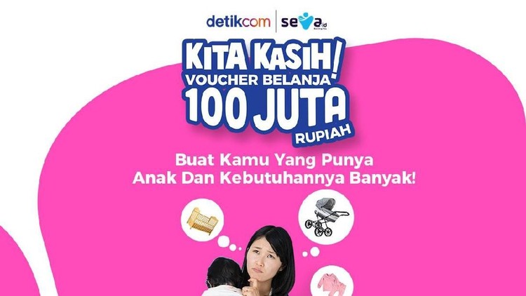 Bunda mau dapat voucher belanja jutaan rupiah? Buruan yuk, ikutan programnya. Semoga beruntung!