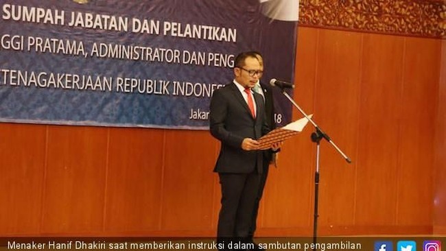 Menaker Hanif Dhakiri menjelaskan bahwa pemerintah siap memberikan apresiasi kepada pemuda pemudi yang berprestasi.