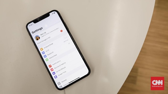 Penjualan perdana iPhone XS Max, iPhone XS, dan iPhone XR serta Apple Watch series 4 di Jakarta, Jumat, 14 Desember 2018. (CNNIndonesia/Adhi Wicaksono)