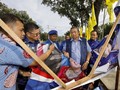 Polisi Tetapkan 3 Tersangka Perusakan Bendera Demokrat