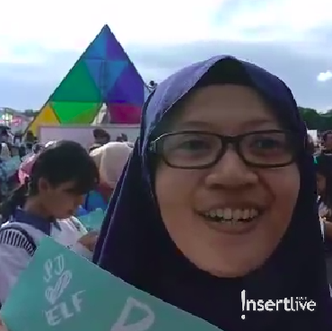 Antusiasme Fans Sambut Super Junior D&E di HUT Transmedia