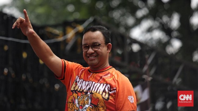 Anies Baswedan buka bunyi mengenai kans suporter tim sepak bola Persija Jakarta nan berkesempatan mempunyai bakal calon gubernur dari Bandung.