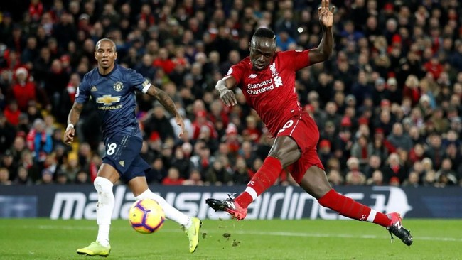 Liverpool bermain imbang 1-1 melawan Manchester United pada babak pertama laga pekan ke-17 Liga Inggris 2018/2019 di Stadion Anfield, Minggu (16/12).