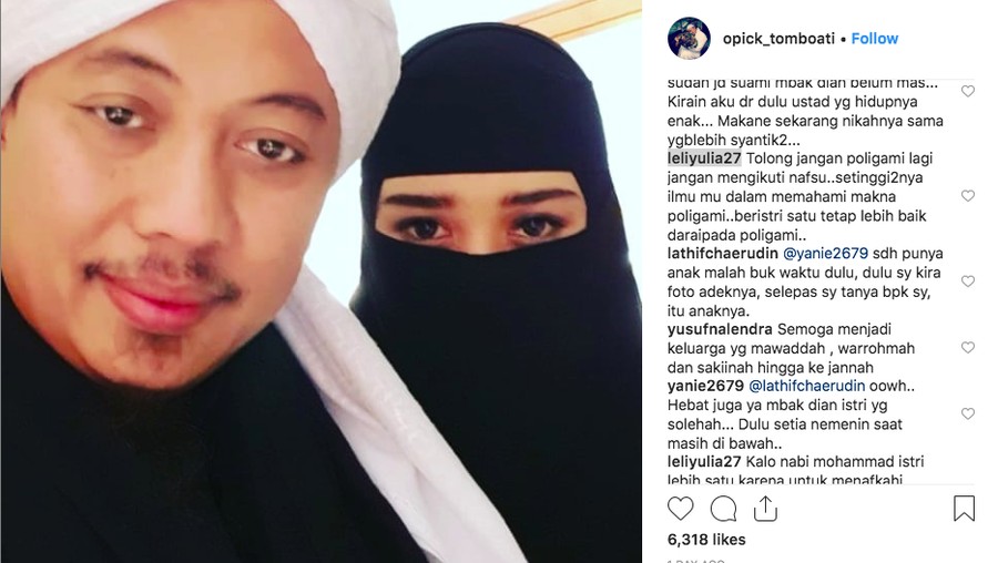 Opick Resmi Umumkan Pernikahan, Netizen Sindir Soal Poligami Opick menikah kembali dengan Bebi Silvana dan diumumkan resmi di Instagram. Tapi, apa kata netizen?