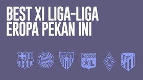 INFOGRAFIS: Best XI Liga-liga Eropa Pekan Ini