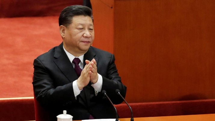 Chinese President Xi Jinping speaks at an event marking the 40th anniversary of China's reform and opening up at the Great Hall of the People in Beijing, China December 18, 2018. REUTERS/Jason Lee