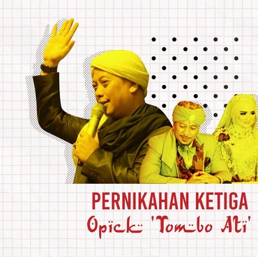 Infografis: Pernikahan Ketiga Opick 'Tombo Ati'