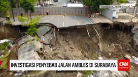 Investigasi Penyebab Jalan Ambles di Surabaya