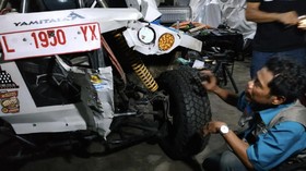 Mobil Listrik Blits Alami Kecelakaan