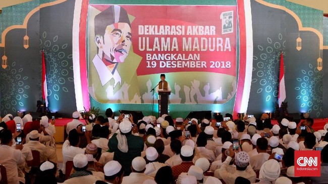 Calon Presiden Nomor Urut 01 Joko Widodo menepis anggapan yang menyebut dirinya sosok yang antipati terhadap keberadaan ulama.