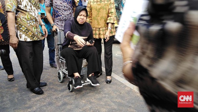 Tim dokter menyatakan kondisi kesehatan Tri Rismaharini cukup stabil.