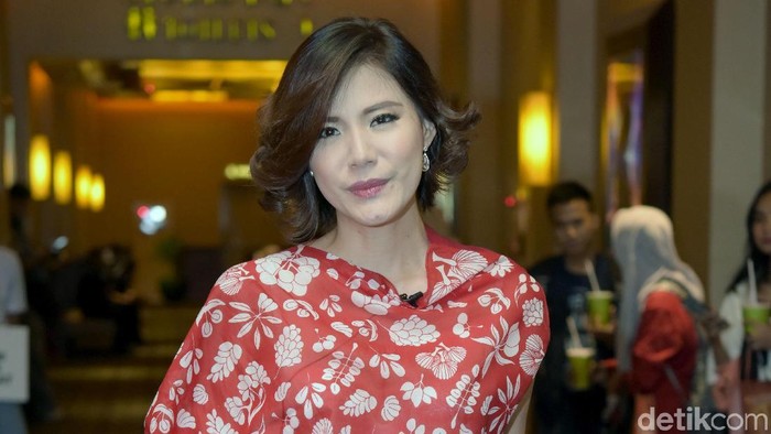 Olga Lydia saat ditemui di kawasan Senayan.
