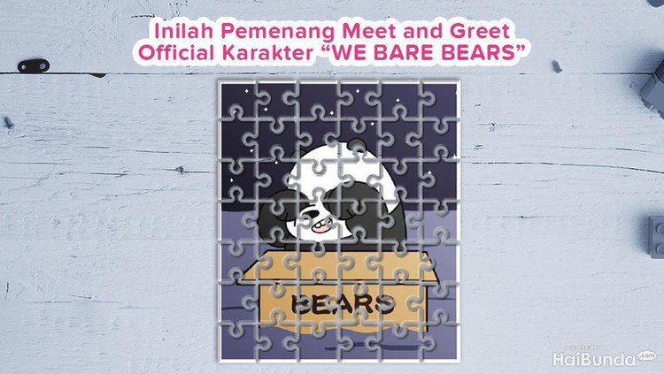 Kesepuluh Bunda ini berhasil menebak karakter Panpan dari We Bare Bears dengan tepat dan berhak mendapat hadiah dari kami. Selamat!