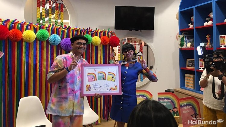 Lewat buku ceritanya, Diana Rikasari ajak anak untuk berbuat baik dan ekspresikan emosinya nih.