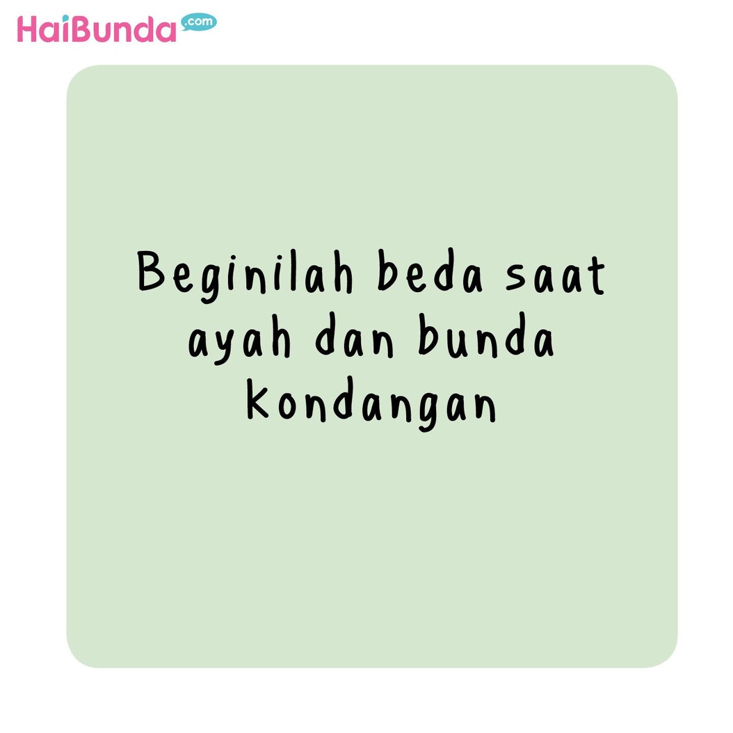 Apa perbedaan Ayah dan Bunda kalah bicara soal aktivitas kondangan? Apalagi sama anak. Sama kayak Bunda di komik ini?