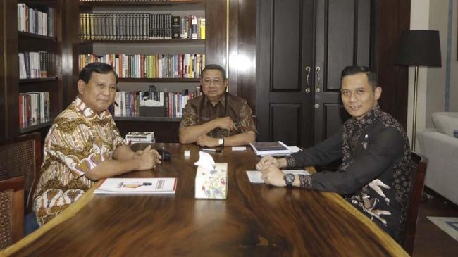 Wasekjen Demokrat Andi Arief mengaku Prabowo Subianto sudah sejak akhir bulan lalu ingin bertemu SBY sekaligus menjenguk Ani Yudhoyono, namun belum bisa.