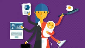 INFOGRAFIS: Ibu Sibuk Sepanjang Hari