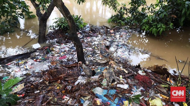 FOTO: Terdampak Tsunami, Kampung Kadugareng Jadi 'Lautan'