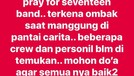 Indonesia berduka atas bencana tsunami di Anyer&comma; Banten&comma; pada Sabtu &lpar;22&sol;12&rpar; malam&period; Para selebriti pun mengucapkan rasa duka mereka kepada para korban bencana&period;