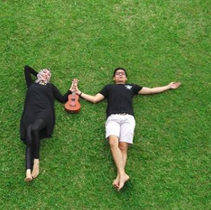 <p>Ini ketika 'pacaran' sama istri. Sedih ya, Bun, kalau lihat postingan ini. (Foto: Instagram/baniseventeen)</p>
