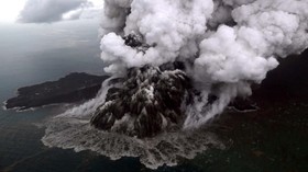 Material Longsor Krakatau Pemicu Tsunami Capai 80 Juta Ton