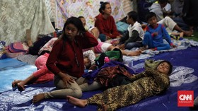 Isu Tsunami Susulan, Warga Pesisir Lampung Kembali Mengungsi