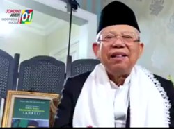 Ini Video Maruf Amin Bicara K-Pop yang Picu Kolase Kakek Sugiono
