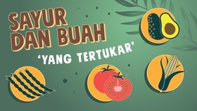 INFOGRAFIS: Sayur dan Buah 'yang Tertukar'