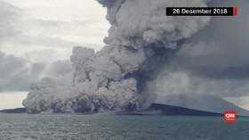 VIDEO: Abu Anak Krakatau Tersebar, Warga Diimbau Pakai Masker