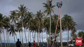 FOTO : Kecamatan Sumur Pascaterisolasi akibat Tsunami