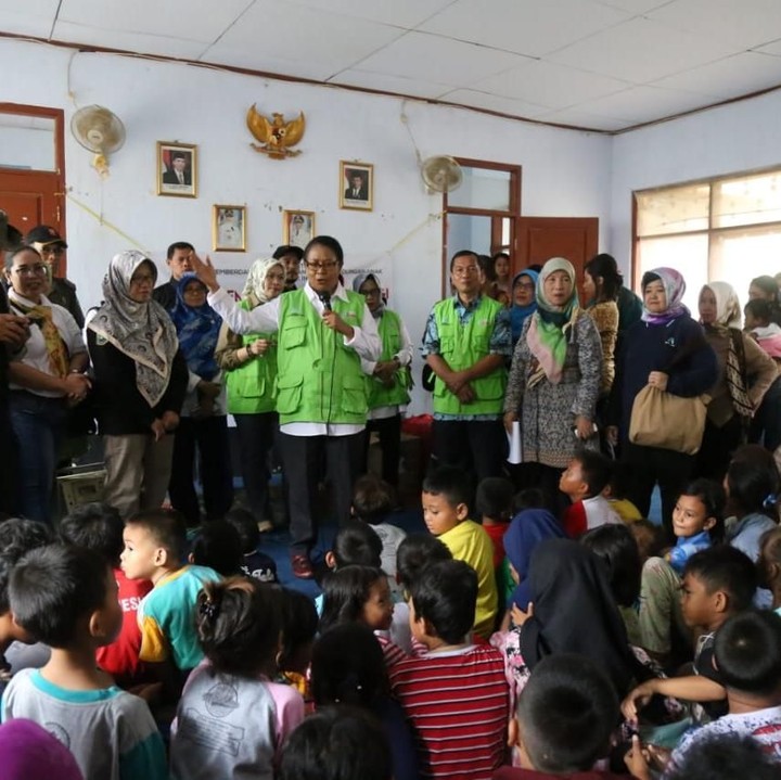 <p>Yohana mengatakan, penting untuk membekali diri dengan pengetahuan tentang bencana, sehingga proses pemulihannya juga bisa berjalan lebih cepat. (Foto: Humas Kementrian PPPA)</p>