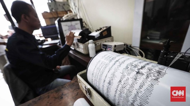 Gempa dengan magnitudo 3,8 mengguncang Morowali, Sulawesi Tengah, pada Minggu (5/3) malam.
