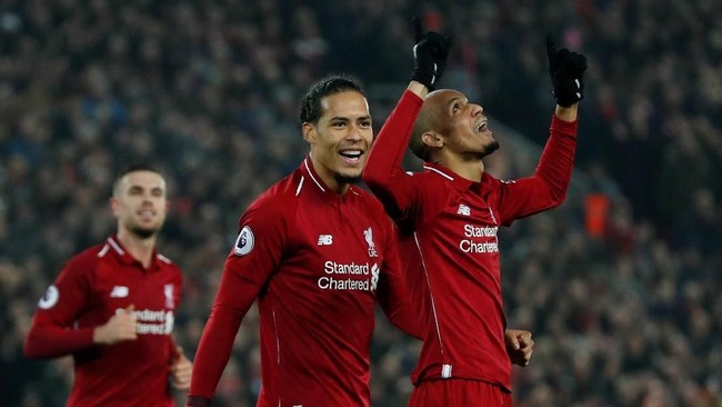 Liverpool mengukuhkan status juara paruh musim Liga Inggris 2018/2019 setelah mengalahkan Newcastle United dengan skor 4-0 di Stadion Anfield, Rabu (26/12).