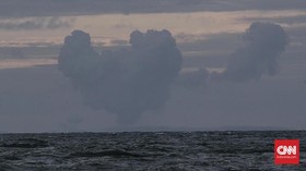 Gunung Anak Krakatau Kembali Erupsi Pagi Ini