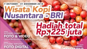 Buruan Kirim Karya Lomba Wisata Kopi Nusantara BRI