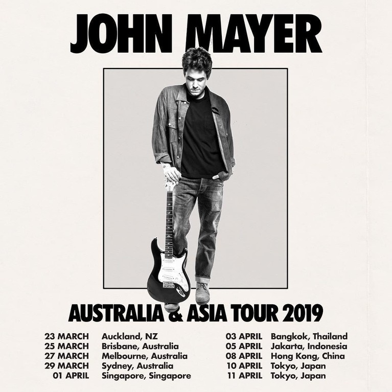 Bakal Konser di Indonesia, Intip 6 Aksi Keren John Mayer John Mayer bakal menggelar konser di Indonesia pada April 2019 mendatang. Sebelumnya, yuk simak enam aksi keren Mayer saat berlaga di atas panggung.