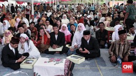 Anies: Nikah Massal Akan Jadi Tradisi Baru Pergantian Tahun