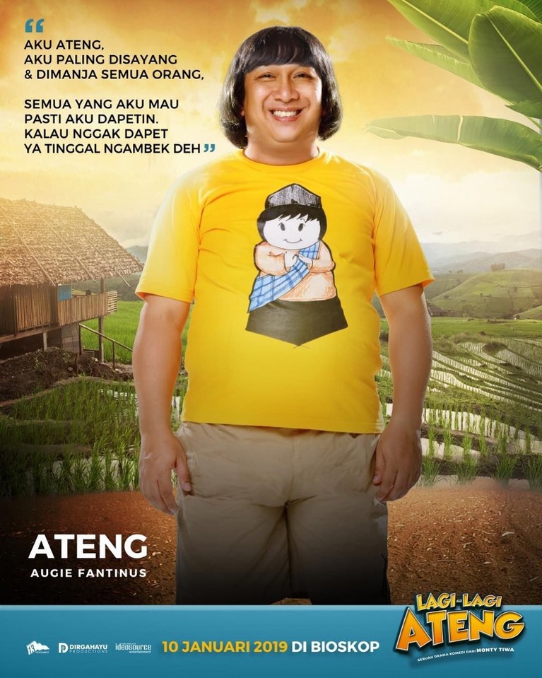 Film berjudul Lagi-lagi Ateng, sebentar lagi akan meramaikan dunia perfilman Indonesia. Sebelum nonton, Insertizen, yuk kita intip tokoh-tokohnya!