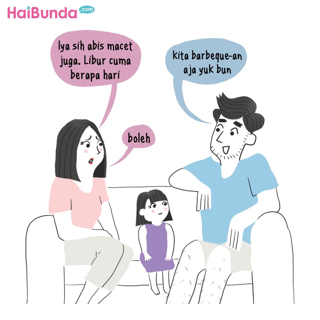 Begini cerita tahun baru di keluarga Bunda di komik ini. Cerita tahun baru di keluarga Bunda, Ayah, dan Kakak gimana?