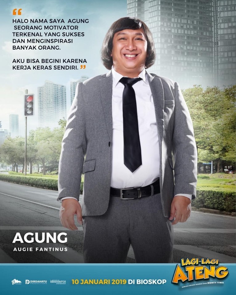 Film berjudul Lagi-lagi Ateng, sebentar lagi akan meramaikan dunia perfilman Indonesia. Sebelum nonton, Insertizen, yuk kita intip tokoh-tokohnya!