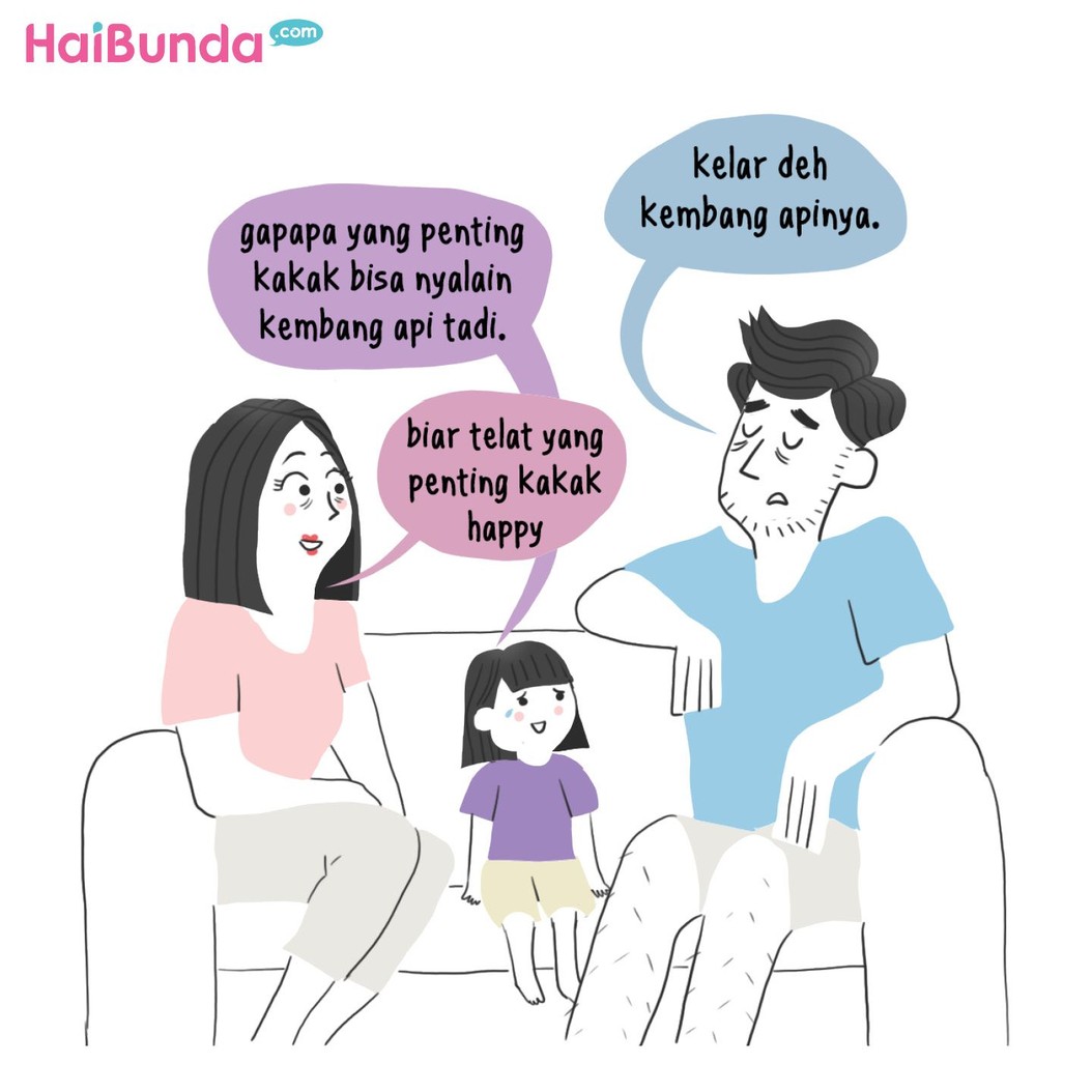 Begini cerita tahun baru di keluarga Bunda di komik ini. Cerita tahun baru di keluarga Bunda, Ayah, dan Kakak gimana?